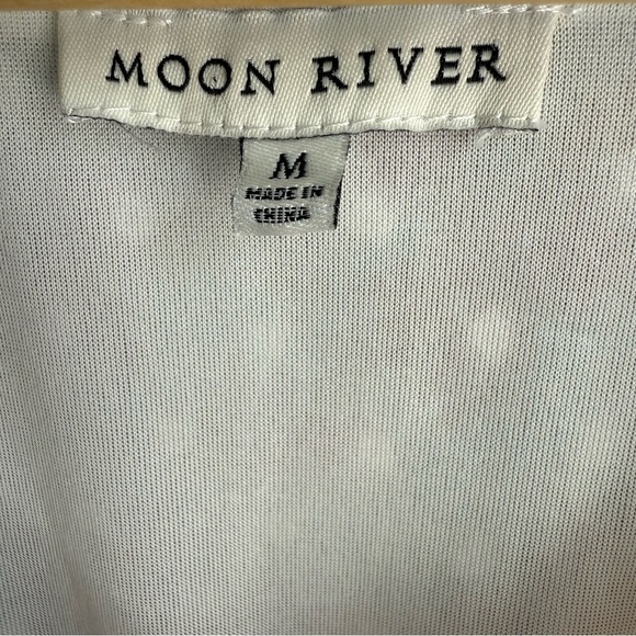 Moon River Pink and White Ruffled Tiered Sundress - Picture 3 of 12